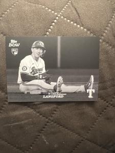 2024 Topps Wyatt Langford Black & White RC #98