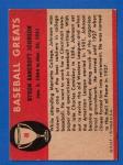 1961 Fleer Ban Johnson Baseball Card #48