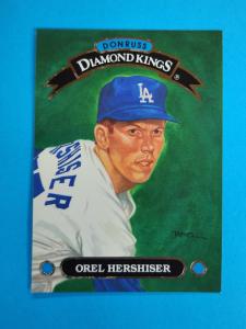1993 Donruss Diamond Kings Orel Hershiser Card