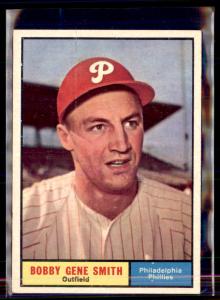 1961 Topps Bobby Gene Smith Phillies Card #316