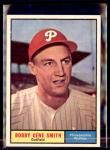 1961 Topps Bobby Gene Smith Phillies Card #316