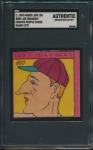 1950s Menko Baseball Joe DiMaggio Card SGC Authentic