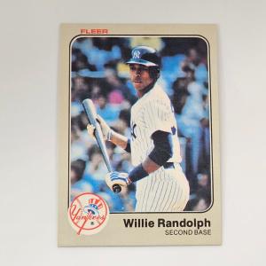 Willie Randolph 1983 Fleer Yankees Baseball Card