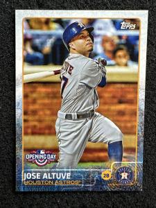 Jose Altuve 2015 Topps Opening Day Card