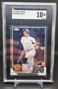 2023 Topps Chrome Anthony Volpe #4 SGC 10
