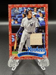 2025 Topps Japan Hideki Matsui 89JR-HM Red 5/5