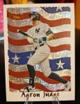 2025 Topps Archives Aaron Judge Cyber Stats Card