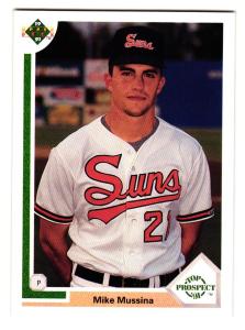 1991 Upper Deck Mike Mussina Rookie Card
