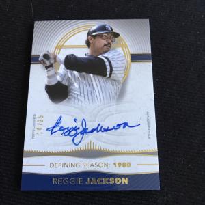 2021 Topps Reggie Jackson Definitive Auto #14/25