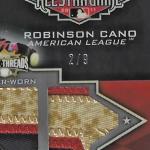 Robinson Cano 2012 Topps Triple Threads Patch 2/9