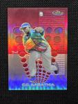 2004 Topps Finest CC Sabathia Refractor Card