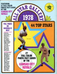 1978 All Star Gallery Kansas City Royals Cards
