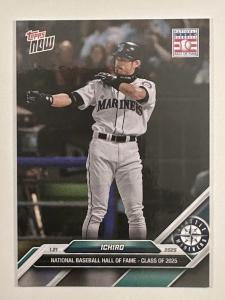 Ichiro Suzuki 2025 Topps Now Hall of Fame Card