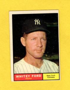 1961 Topps Whitey Ford #160 Yankees Card