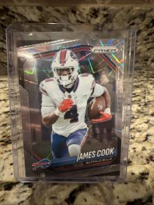 James Cook 2025 Panini Prizm #27 Buffalo Bills