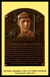 Kid Nichols Cooperstown Hall of Fame Postcard