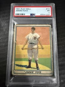 1941 Play Ball Jimme Foxx #13 Boston Red Sox