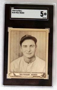 1939 Playball Paul Waner SGC 5 HOF Card