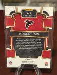 2023 Panini Select Drake London Black & Red Prizm