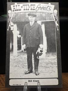 1973-79 TCMA Bill Klem Hall of Fame Card