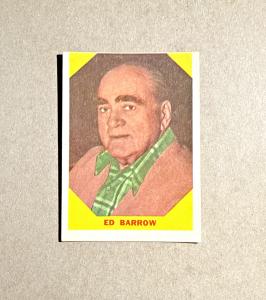1960 Fleer Ed Barrow Baseball Card #23