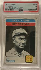 1973 Topps Baseball Card Lot with Graded Cards