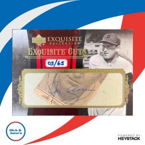 2006 Upper Deck Joe Cronin Cuts Auto /65