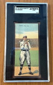 1911 T201 Mecca Frank Baker Eddie Collins Card