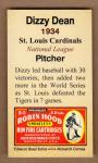 Dizzy Dean 1934 St. Louis Cardinals Card #44
