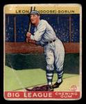 1933 Goudey Goose Goslin Baseball Card #168