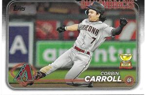 2024 Corbin Carroll Topps Series 1 Card #156