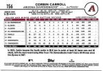 2024 Corbin Carroll Topps Series 1 Card #156