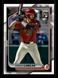 2024 Bowman Jordan Lawlar Arizona Diamondbacks 5 Card Set
