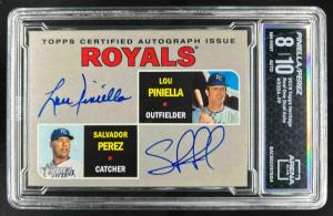 2019 Topps Heritage Lou Piniella Auto Card