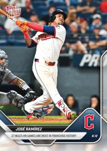 Jose Ramirez 2025 MLB Topps Now Card