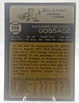 1973 Topps Goose Gossage Rookie Card #174