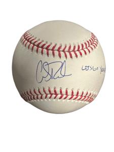 Carlos Rodon Autographed MLB Baseball with Inscription