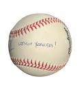 Carlos Rodon Autographed MLB Baseball with Inscription