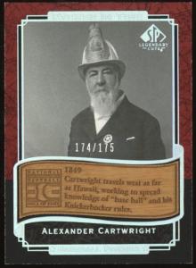 2003 SP Legendary Cuts Alexander Cartwright Holofoil