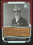 2003 SP Legendary Cuts Alexander Cartwright Holofoil