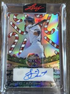 2025 Leaf Metal Bucky Dent Yankees Auto #10/15