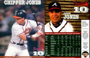 Chipper Jones 1999 Atlanta Braves Photo Card