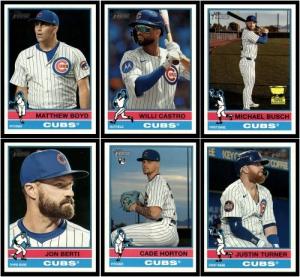 2025 Topps Heritage Chicago Cubs Team Set