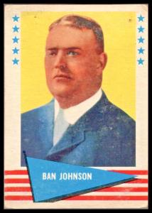 1961 Fleer Ban Johnson Baseball Card #48