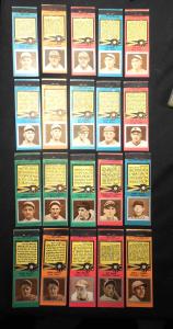 1934 Diamond Match Covers Select Your Favorite Team