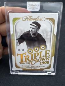 2024 Panini Flawless Christy Mathewson Triple Diamond