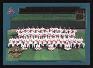 2001 Topps #778 St. Louis Cardinals HTA Card