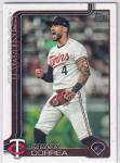 2025 Topps Minnesota Twins Baseball Team Set