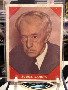 1960 Fleer Baseball Greats Kenesaw Landis Card