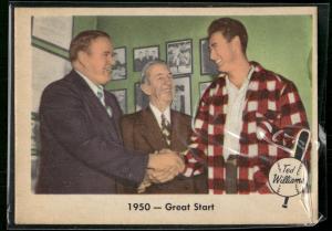 Joe Cronin, Eddie Collins, Ted Williams 1959 Fleer